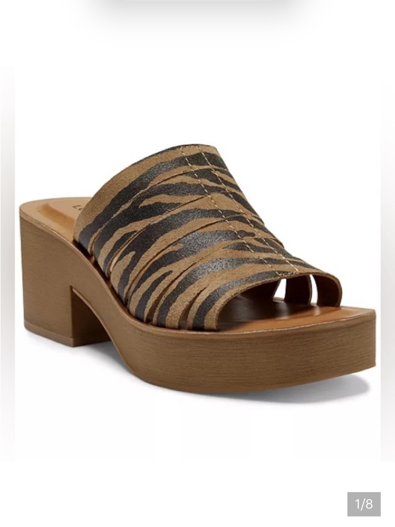 Nwot Lucky Brand Paydin Tiger Platform Mules Nwot Lucky Brand Paydin Tiger Platform Mules
